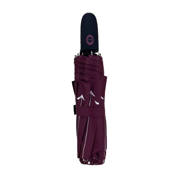 Marlux 711  Tam Otomatik Kadın Şemsiye Bordo - 3