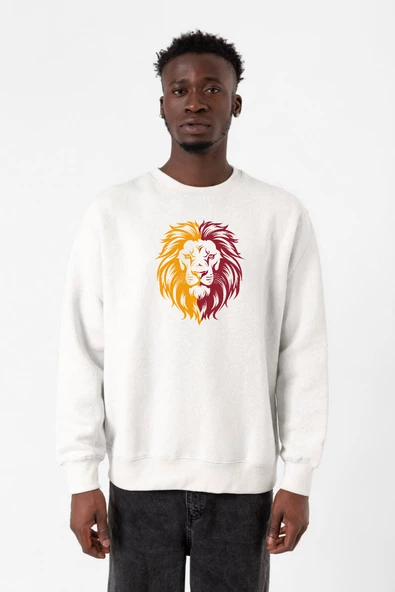 Sarı Kırmızı Leon Beyaz Erkek 2ip Sweatshirt ürün görseli