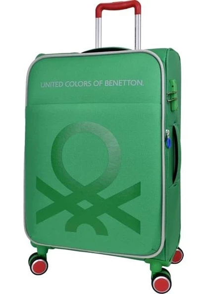 Benetton Trolley Valiz Yeşil Orta Boy 14BNT2200-02-YŞL - 7