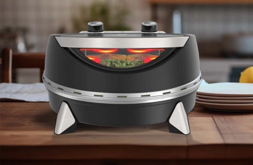 Tecna 6855 Siyah Pizza Brandi Çok Amaçlı Pişirici - 2