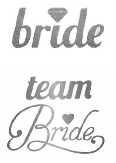 DÖVME TEAM BRIDE KALPLİ VARAKLI GÜMÜŞ 1 SET