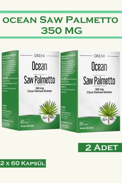Ocean Saw Palmetto 350 mg 60 Kapsül 2 Adet ürün görseli 1