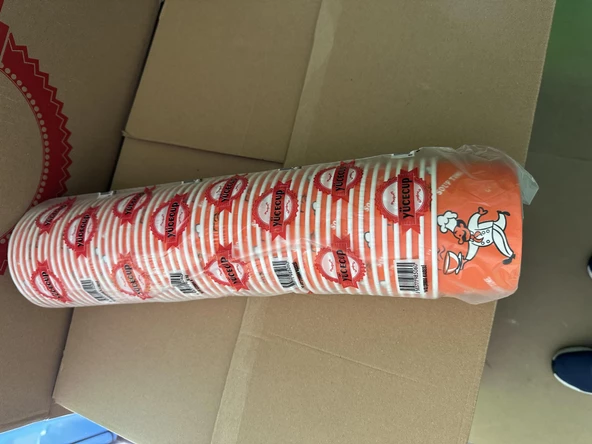 YüceCup Kraft Kağıt Şeffaf Kapaklı Çorba Kasesi - 16 Oz - 480 Ml. - 500 Adet / Koli - Resim 3