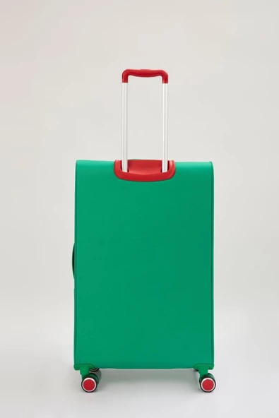 Benetton Trolley Valiz Yeşil Büyük Boy 14BNT2200-01-YŞL - 3