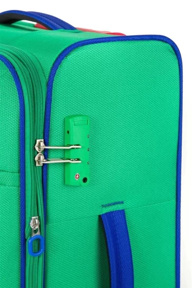 Benetton Trolley Valiz Yeşil Büyük Boy 14BNT2200-01-YŞL - 5