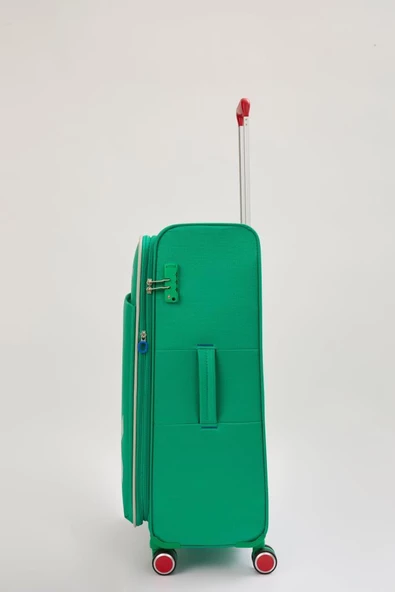 Benetton Trolley Valiz Yeşil Büyük Boy 14BNT2200-01-YŞL - 2