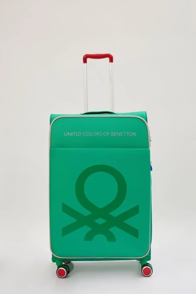 Benetton Trolley Valiz Yeşil Büyük Boy 14BNT2200-01-YŞL