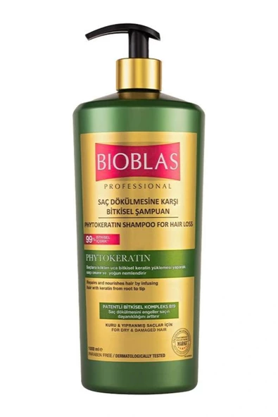 Bioblas Professional Onarıcı Phytokeratin Şampuanı 1000 ml - 2