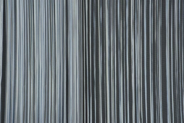 DÜZ İP PERDE 180 Cm En 280 Cm Boy GRİ ÇİFT RENK HAZIR İP PERDE - Resim 4