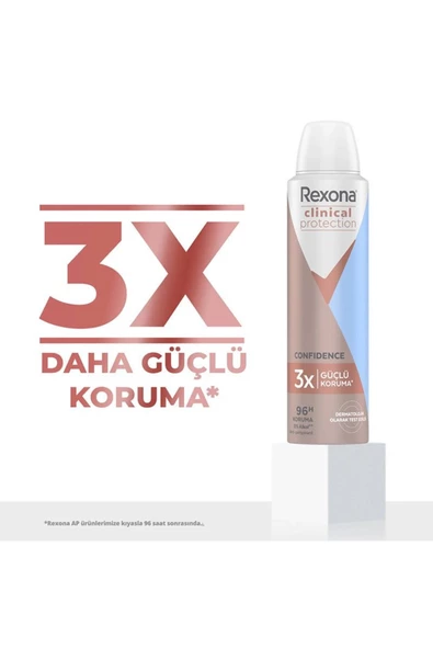 Rexona Clinical Protection Kadın Sprey Deodorant Shower Clean 150 ml - 3