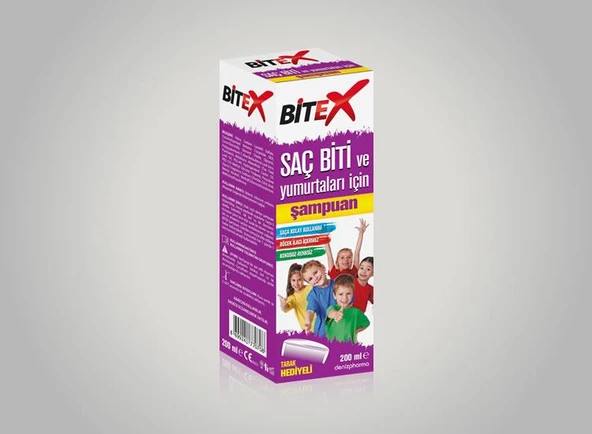 Bitex Saç Biti ve Yumurtaalrı İçin Şampuanı 200 ml - Tarak Hediyeli