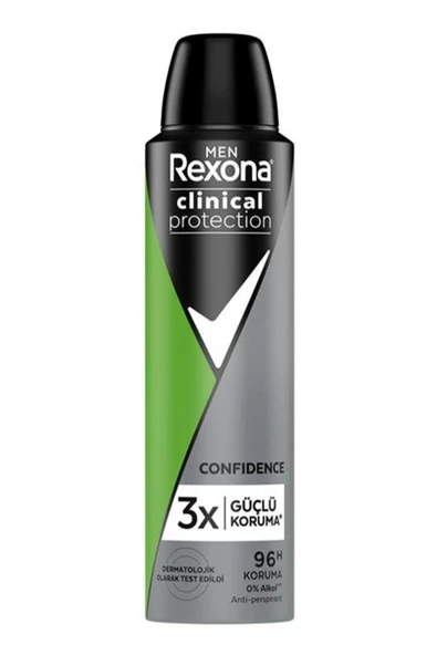 Rexona Men Clinical Protection Erkek Sprey Deodorant Active Fresh 150 ml