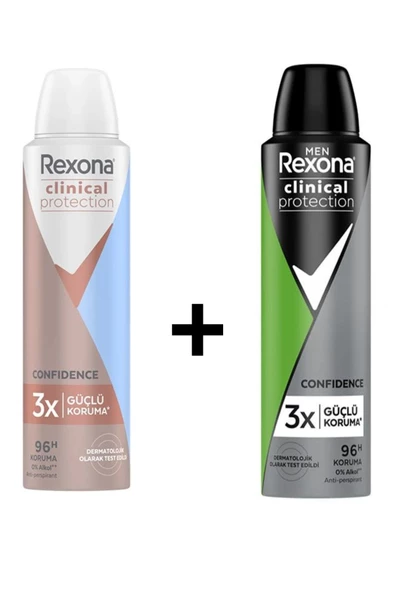 Rexona Clinical Protection Kadın Erkek Shower Clean Active Fresh 150 ml