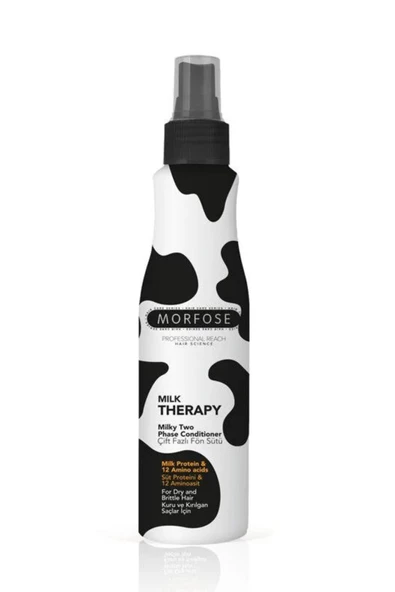 Morfose Milk Therapy Çift Fazlı Fön Sütü 220 ml 2 ADET Saç Maskesi Hediyeli - 5