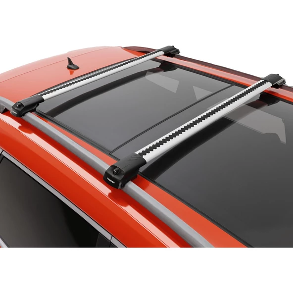 Volkswagen T Roc 2023+ Gri Kilitli Ara Atkı Taşıyıcı Çıta Bar - 2