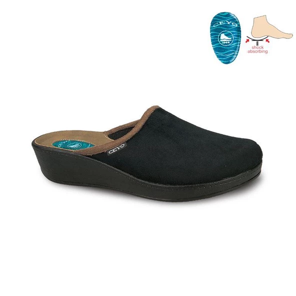 Ceyo 9932 Kadın Topuk Jelli Kapalı Terlik - 2