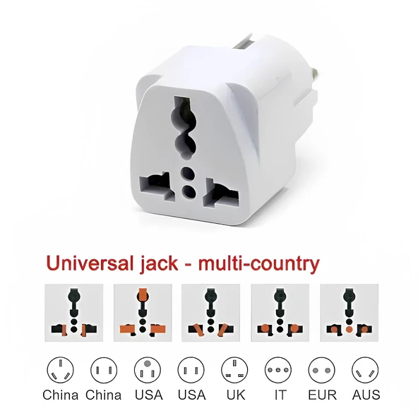 MN6 M03 Priz Dönüştürücü/9 Adet/amerikan Tipi Priz Dönüştürücü-dünya Ülkeler Arası Fiş Çevirici/Priz Çevirici - 7