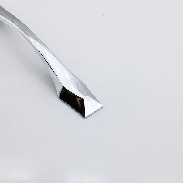 Elmas Kulp 160 mm Krom Metal Mobilya Mutfak Çekmece Dolabı Dolap Kapak Kulpları Kulbu Kulpu 16 cm - 4