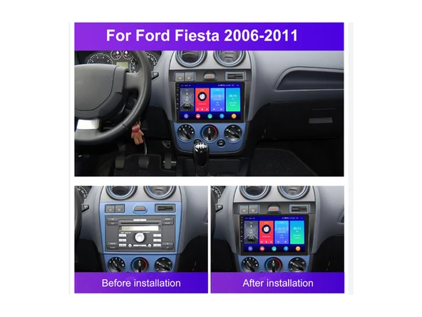 Ford Fiesta Multimedya (2006-2008) 2 GB RAM 32 GB Hafıza 4 Çekirdek Necvox - Resim 9