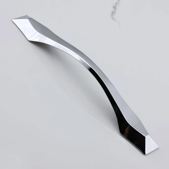 Elmas Kulp 160 mm Krom Metal Mobilya Mutfak Çekmece Dolabı Dolap Kapak Kulpları Kulbu Kulpu 16 cm - 6