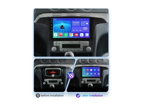 Ford S-Max Multimedya (2008-2011) 2 GB RAM 32 GB Hafıza 8 Çekirdek Navigatör Premium Series - Resim 11