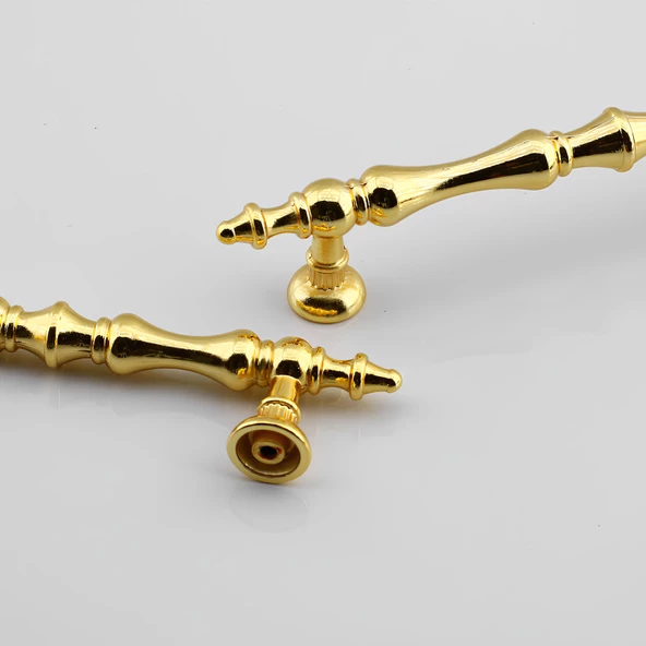 Nilay Gold Metal Kulp 96 mm-9.6 cm Mobilya Çekmece Mutfak Dolabı Dolap Kulpları Kulbu Kulpu Altın - 4