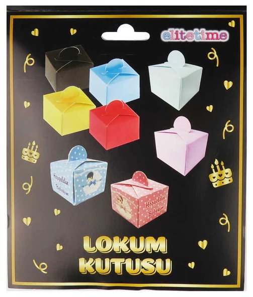 LOKUMLUK KARTON KUTU GÖKKUŞAĞI 25 ADET - 4