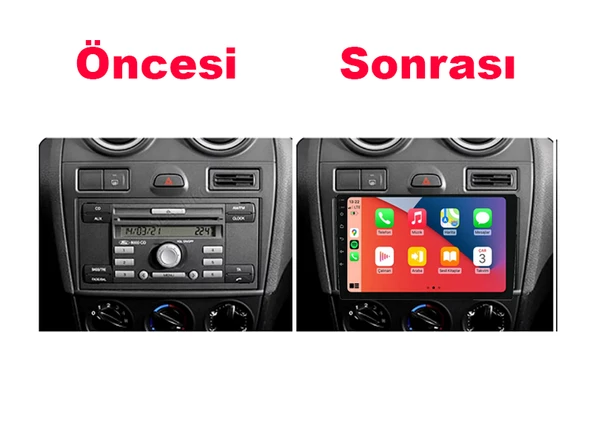 Ford Fiesta Multimedya (2006-2008) 2 GB RAM, 32 GB Hafıza, 4 Çekirdek, Navibox - Resim 9