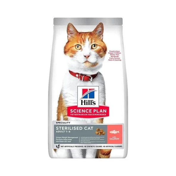 Hill's SCIENCE PLAN Somon Kısırlaştırılmış Yetişkin Kedi Maması 3 Kg