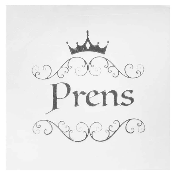 PEÇETE VARAKLI PRENS GÜMÜŞ PK:16 KL:100 ürün görseli