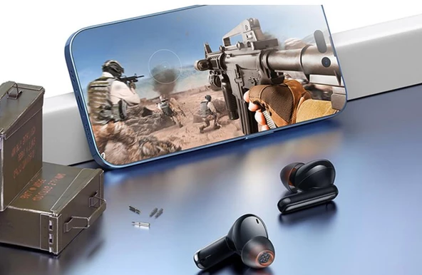 Baseus Profesyonel ANC Gürültü Engelleyici 2 Mod Kulakiçi Bluetooth Kulaklık DCLL Gaming Uyumlu - 6