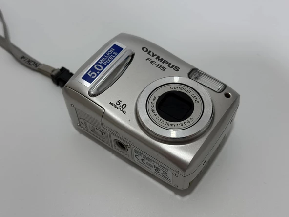 Olympus FE-115 5MP Kompakt Dijital Fotoğraf Makinesi 2.El - 7