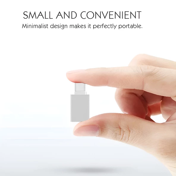 MN6 X5 type-c Usb Otg.3 Adet Yüksek Hızlı Veri Aktarımı Usb 3.0 Otg Dönüştürücü.mini Otg Çevirici Adaptör - 7