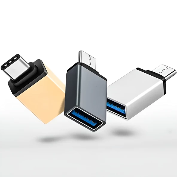 MN6 X5 Type-C Usb otg.2 Adet.YÜKSEK HIZLI Veri Aktarımı Usb 3.0 otg Uyumlu dönüştürücü.Mini - 6