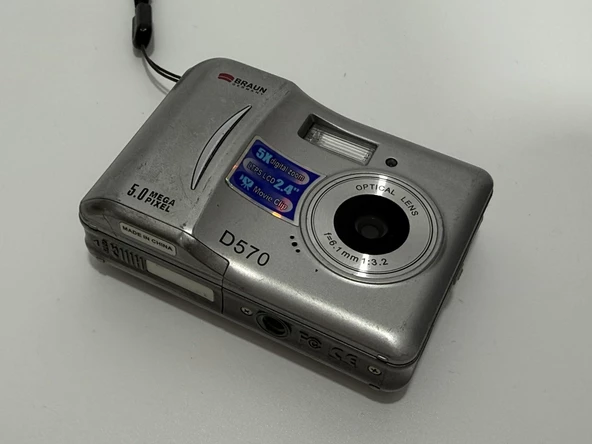 Braun D570 5MP Kompakt Dijital Fotoğraf Makinesi 2.El - 7