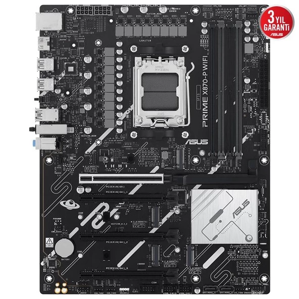 ASUS PRIME X870-P WIFI-7 DDR5 HDMI DP PCIE 5.0 AM5 ATX - 3