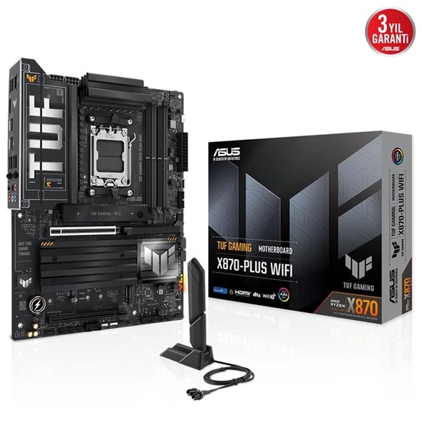 ASUS TUF GAMING X870-PLUS WIFI-7 DDR5 HDMI DP PCIE 5.0 AM5 ATX - 1