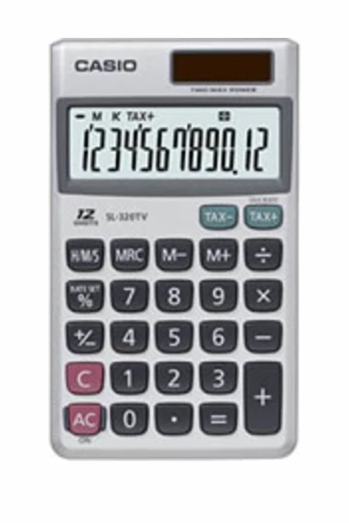 Casio SL-320TV 12 Hane Cep Tipi Hesap Makinesi
