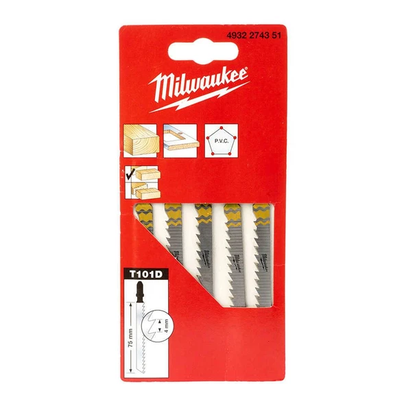 Milwaukee T101D Dekupaj Testeresi Bıçağı 5li Paket - Resim 2