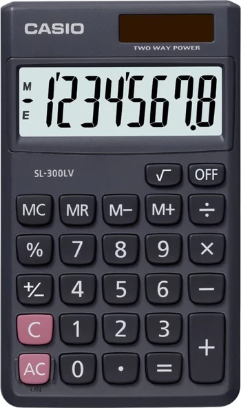 Casio SL-300LV- Hesap Makinesi Pocket - Resim 2