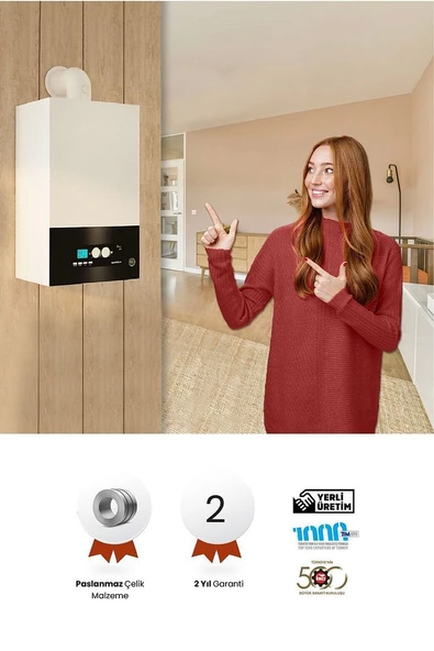 Kral Premix 24 20.640 Kcal/h Yoğuşmalı Kombi - 2