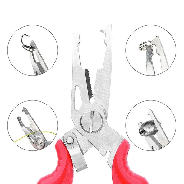Bauer Balıkçı Aksesuar Seti Paslanmaz Pense ve Balık Tutucu Fish Grip - 4