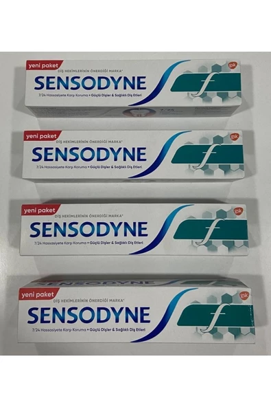 Sensodyne F Diş Macunu 100 Ml 4lü Paket - 2