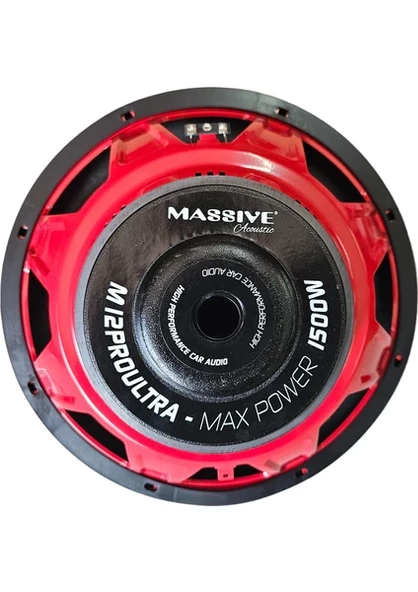 Massive Massiv MS-M12PROULTRA 1500W 400 Rms 30 cm Bas - 3