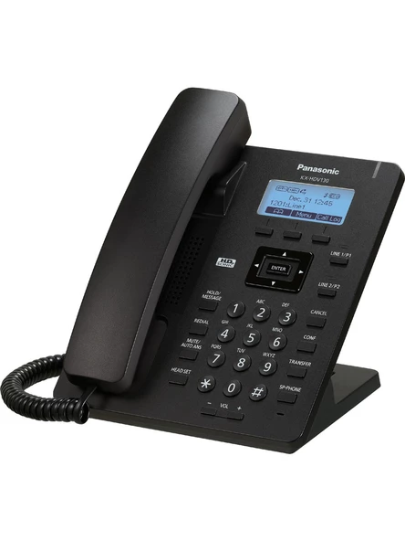 Panasonic KX-HDV130 Siyah IP/SIP Telefon - 2