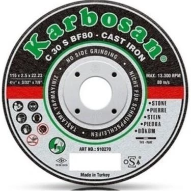 Karbosan Mermer Kesme Taşı 115 MM Bombeli