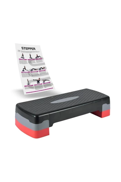 Delta Step Tahtası - İki Kademeli Step & Fitness & Egzersiz Aleti