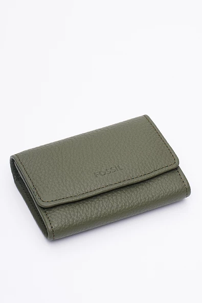 Fossil Hakiki Gerçek Deri Kadın Kartlık Cüzdan Yeşil 8010 - Resim 2