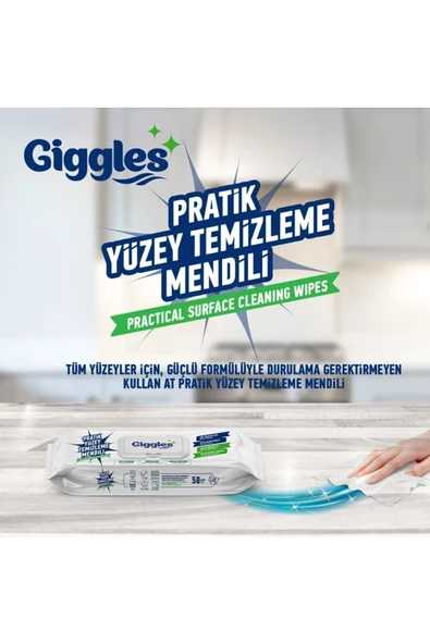 giggles 150 Adet 1.Sınıf Pratik Yüzey Temizleme Havlu - Mendil - 2