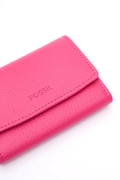 Fossil Hakiki Gerçek Deri Kadın Kartlık Cüzdan Pembe 8010 - 3